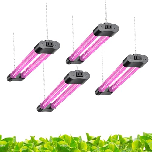 Hlite 16inch 4 Pack LED Grow Lights - Linkable Grow Lights for Indoor Plants