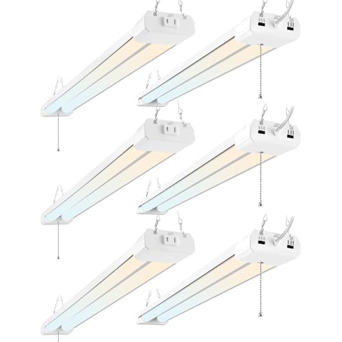 Hlite 4FT LED Shop Light with Reflector - 3CCT Selectable 4000K/5000K/6500K