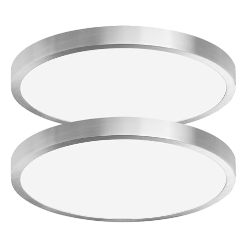 Hlite Dimmable 2pack 12 inch Flush Mount LED Ceiling Light Fixture